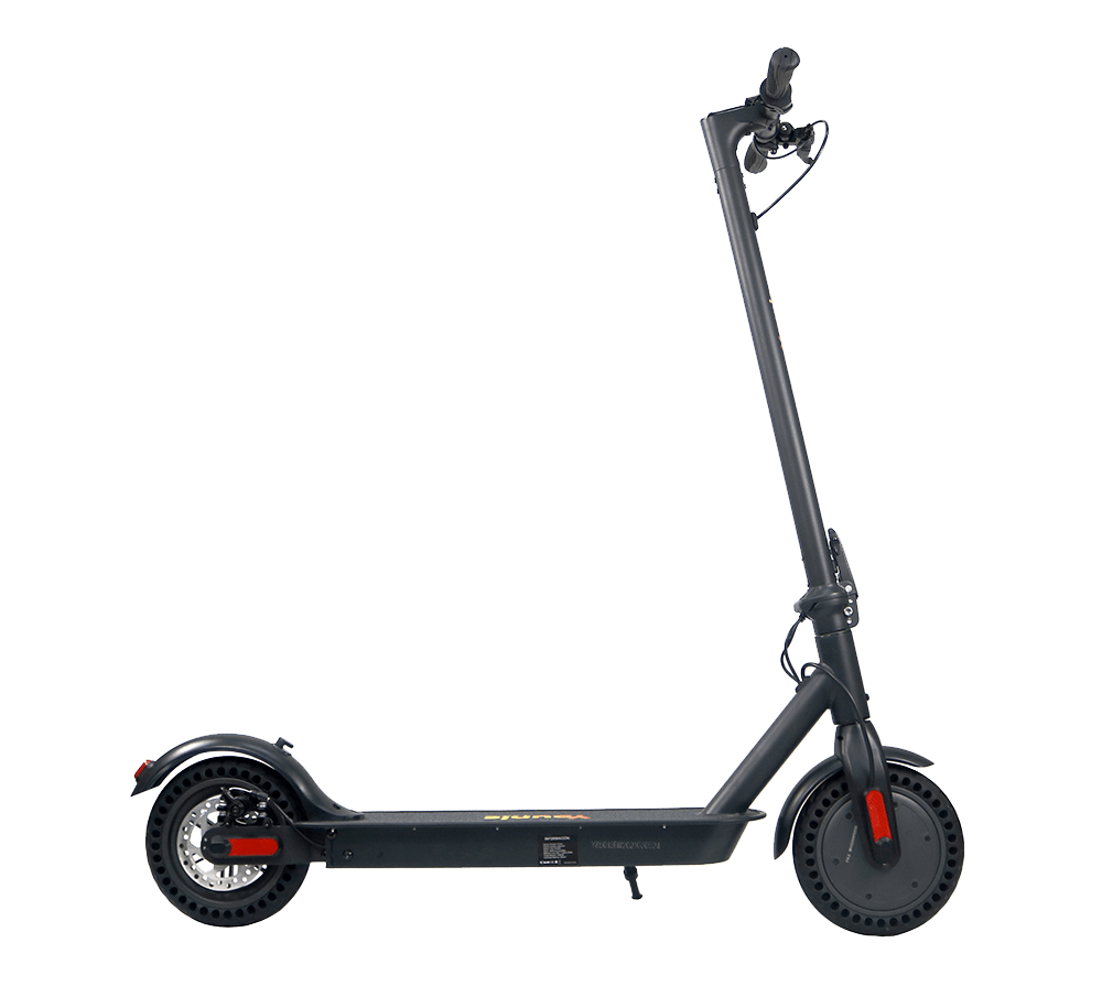 Patinete eléctrico para niños y adultos, alcance máximo de 5 millas y  velocidad de 15 mph, ruedas de goma sólida de 8 pulgadas, scooter eléctrico